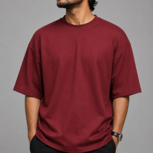 DROP SHOULDER MAROON IS 8