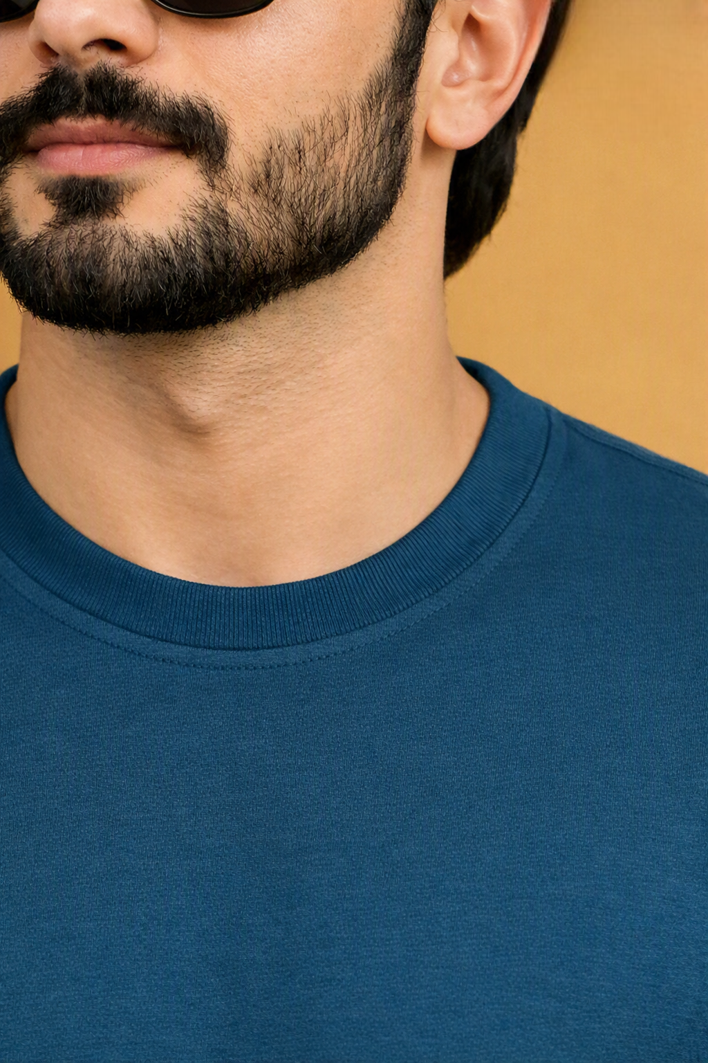 Petroleum Blue Premium T‑Shirt – Modern Casual Fit - Image 3