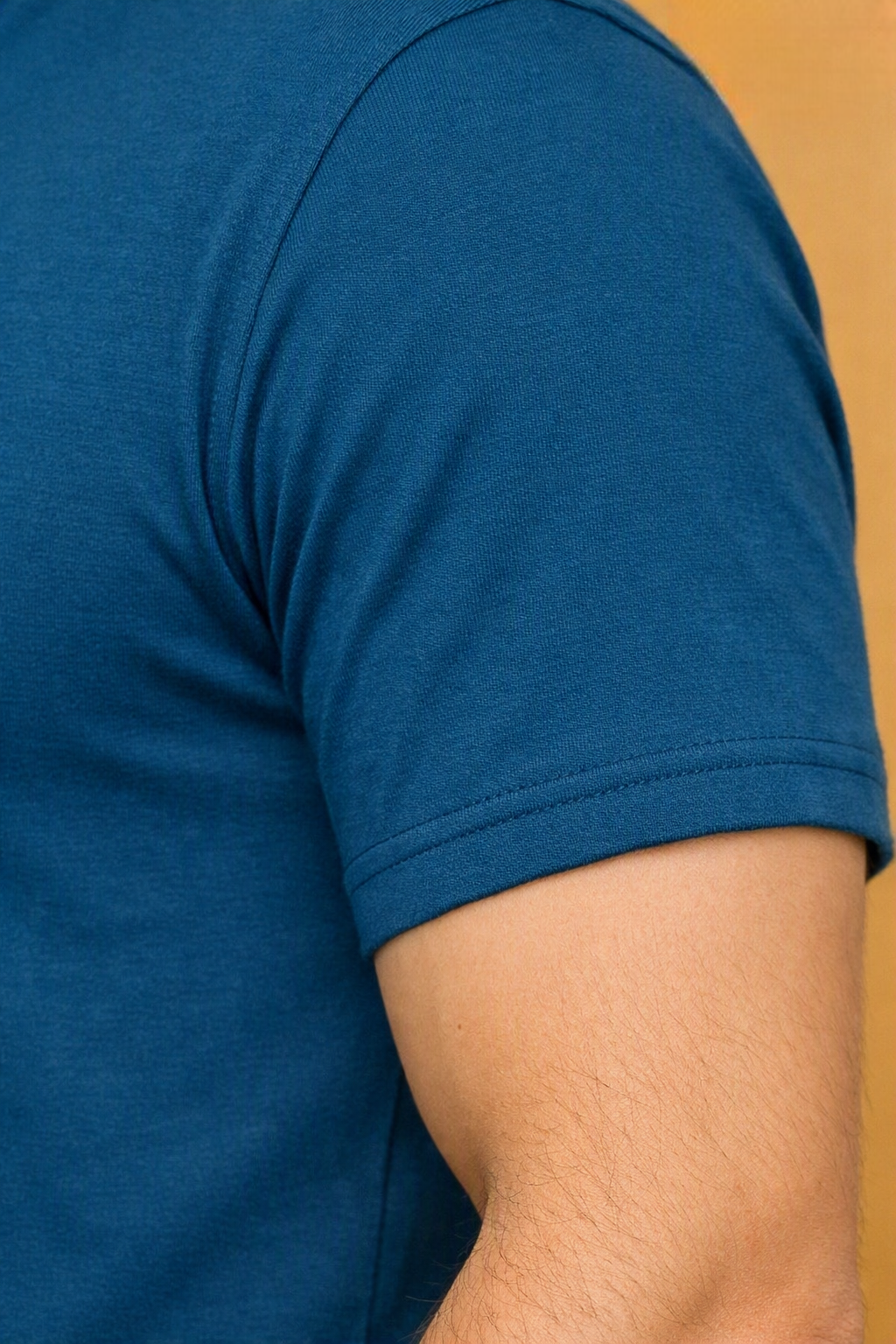 Petroleum Blue Premium T‑Shirt – Modern Casual Fit - Image 4